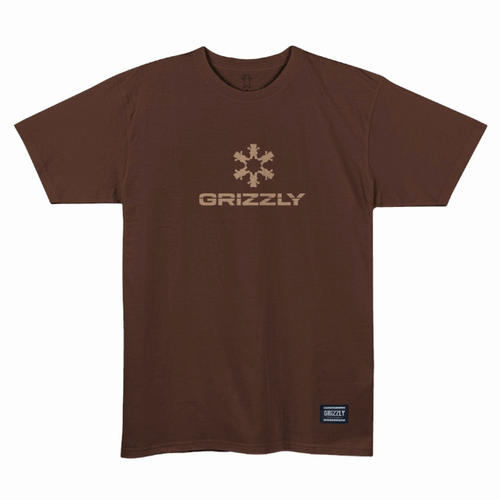 Camiseta Masculina Grizzly Outdoor Division Drift Tee MARROM-V26GRC07- -1-